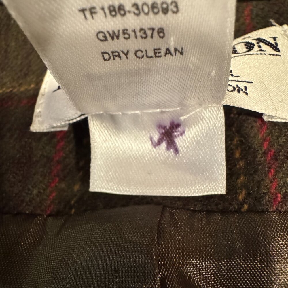 Pendleton Wool Green Plaid Lined Jacket Blazer Fa… - image 8